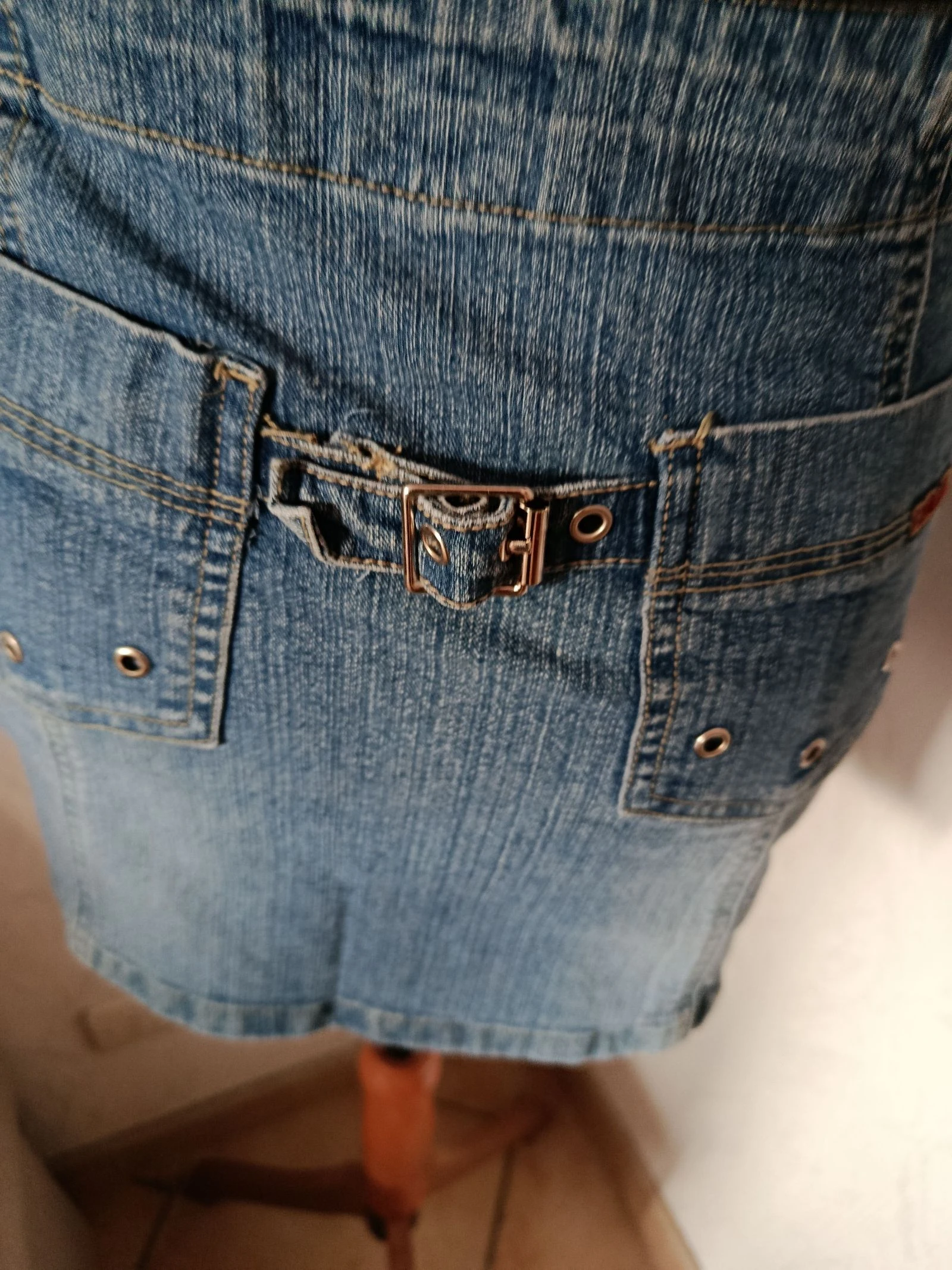 Mini saia jeans – photo 5